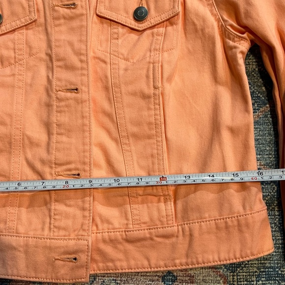 New without tag Peach color Denim Jacket - Picture 10 of 10